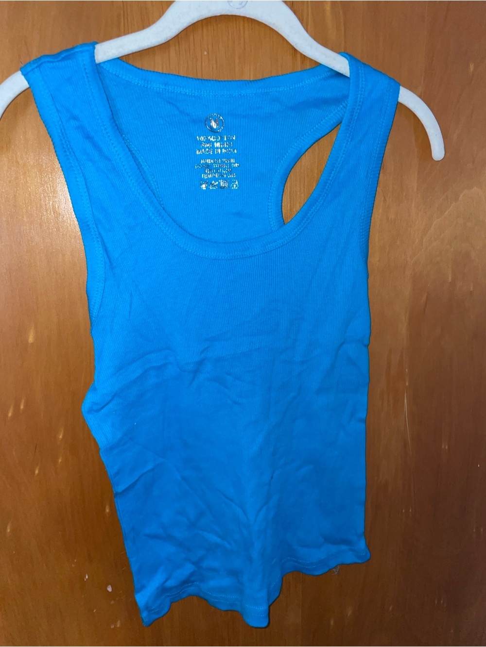 Hot Blue Ribbed Tank 💙 - Picture 10 of 13